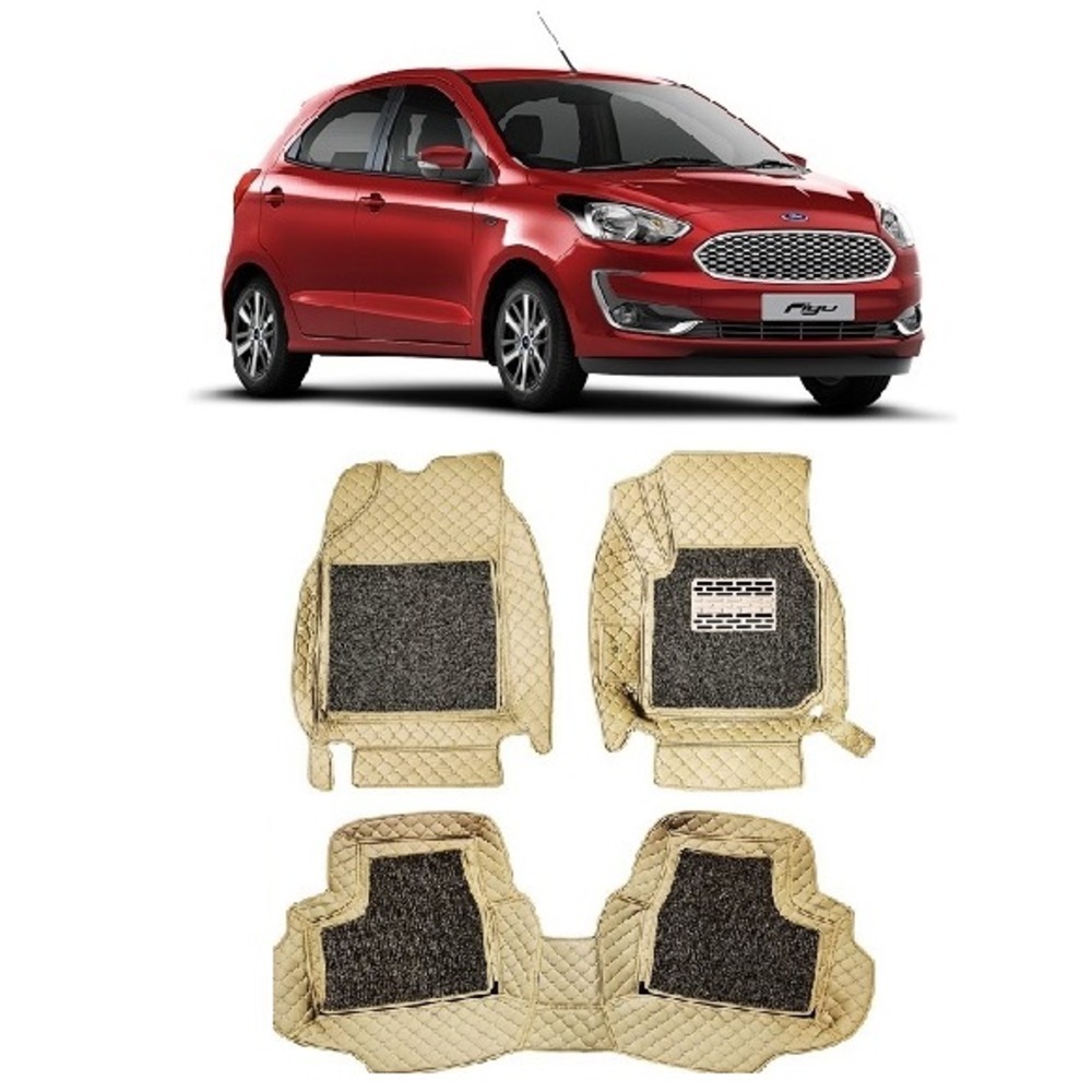 Floor Mats for Figo New  - beige